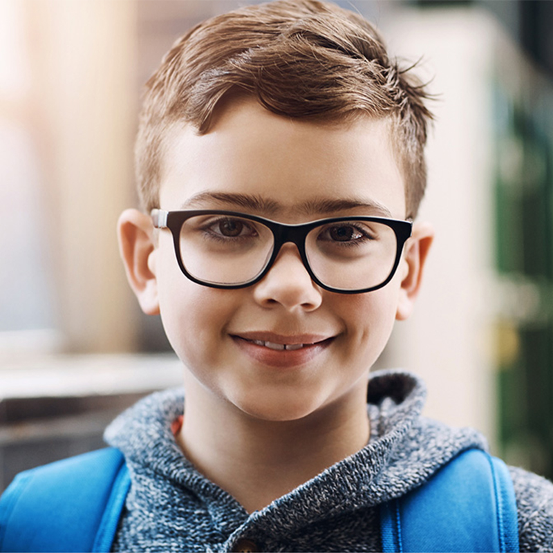 Lentila circulară octogonală de control al miopiei