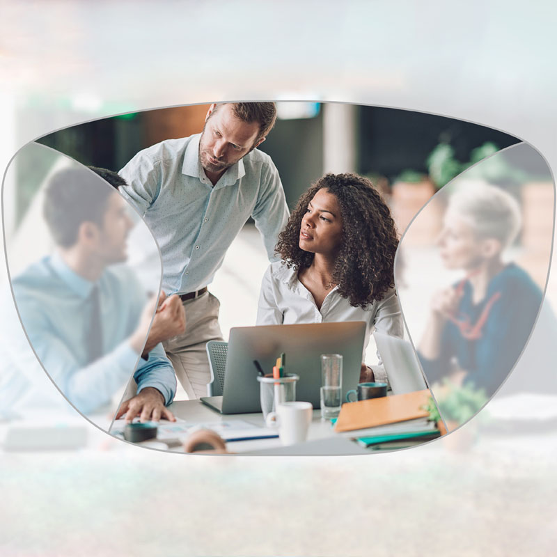 Lentile ocupaționale de birou